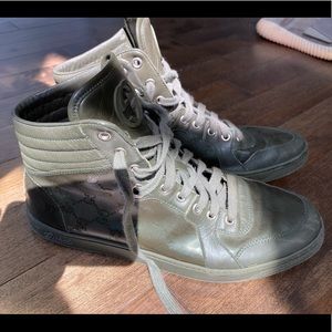 GG Monogram Gucci High Top Sneaker